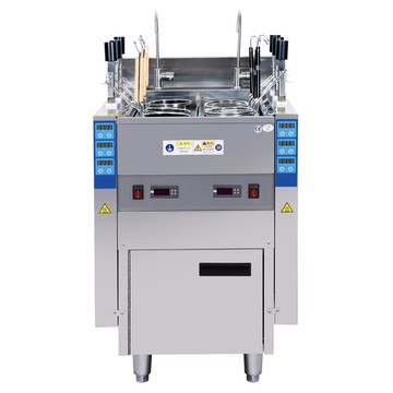 【台灣公司 可開發票】全自動升降煮面爐商用電熱煮粉燃煤氣天然氣定制9頭自動煮面機