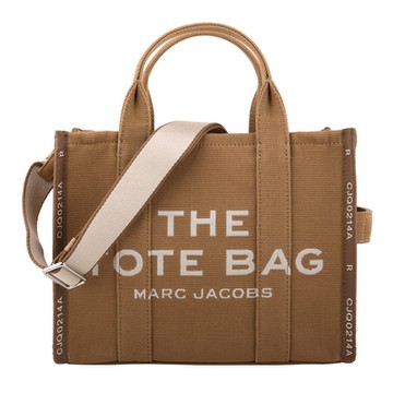 MARC JACOBS 白標字母帆布手提斜背兩用包(沙漠土)M