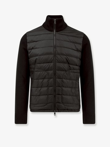 Cardigan Tricot padded wool blend and nylon cardigan - MONCLER - gender_Man