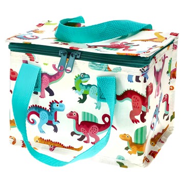 Rex LONDON 環保保溫保冷袋  21 x 12 x 16cm  恐龍寶寶 白色  1個