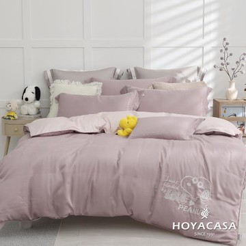 HOYACASA×PEANUTS™史努比聯名款-單人 60支抗菌天絲兩用被床包四件組-多款任選