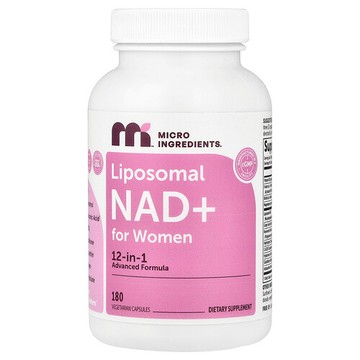 Micro Ingredients, 脂質體 NAD+ 女用，180 粒素食膠囊