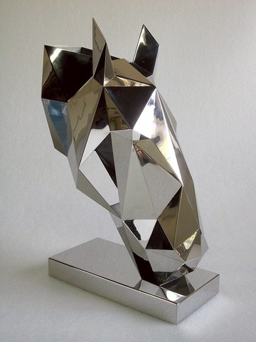 聖誕禮物/飲水馬頭-不鏽鋼鏡面-藝術品/端景/大廳/玄關/擺件/攝