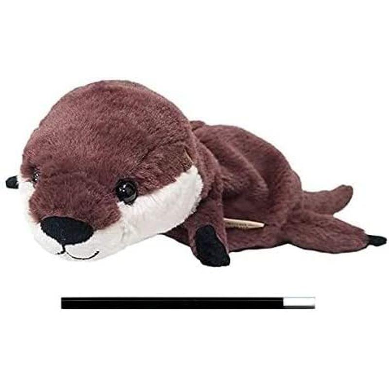 アニマル ペンケース 筆箱 ペンポーチ ぬいぐるみ コスメポーチ 化粧ポーチ 小物入れ カワウソ River Otter リバーオッタ セット