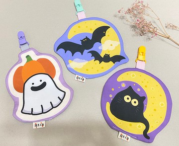 期間限定 | 萬聖節系列 | 造型手帕巾 | 南瓜 | 搗蛋小鬼 | 蝙蝠