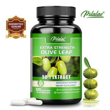 Pslalae 橄欖葉 50:1萃取物400毫克🌳，美國原裝進口，60/120粒