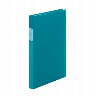 キングジム　フェイバリッツ　クリアーファイル（透明）　Ａ４判タテ型　４０ポケット（青）
