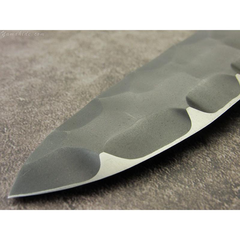 浦邊 謙三 作 1056 打製 石器型 ハンターナイフ  Kenzo Urabe Custom Knife