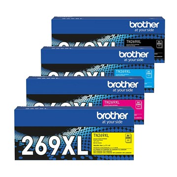 Brother 四色一組 TN-269XL 原廠高容量碳粉匣 適用 HL-L3280CDW/MFC-L3760CDW/MFC-L3780CDW