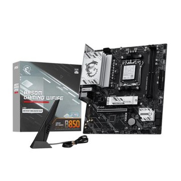 微星 B850M GAMING WIFI6E AMD 主機板+美光 PRO D5 16G*2 6000 超頻 雙通 黑散熱片記憶體