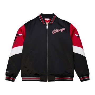 Mitchell & Ness NBA THROW IT BACK HEAVYWEIGHT SATIN JACKET VINTAGE BULLS 男 其他外套 JK11198-CBUBLCK