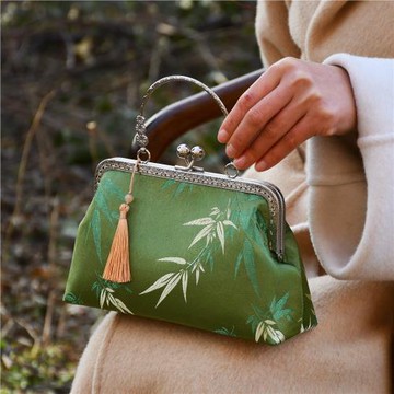 批發價-團建學校手工作業布藝非遺手工包手工套裝口金包DIY材料包