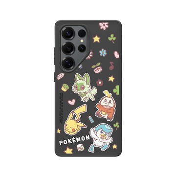 Galaxy S25 Ultra SolidSuit 黑 - 寶可夢 Pokemon - 暖色系列-最初的夥伴