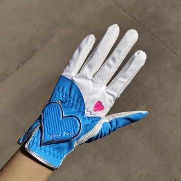韓國高爾夫球手套女款夏季左右雙手球童防滑防曬耐磨pu布女士golf