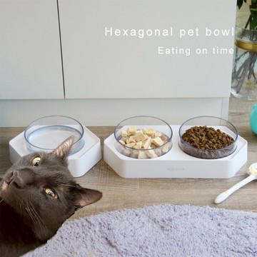 抑菌雙口寵物碗 顏色隨機