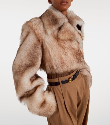 Khaite Stallone cropped shearling jacket