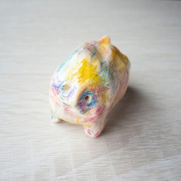 沾上色彩的生物