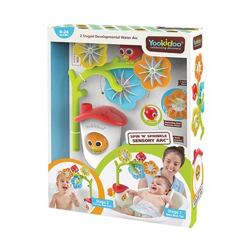 Yookidoo 花朵旋轉灑水組 2 Stage 感官戲水玩具  1組