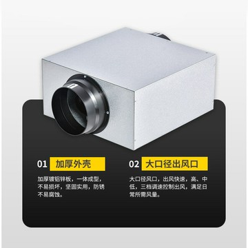 T1型正壓通風機 150/250風量新風系統 小型吊頂單向流新風機 雙11全館免運