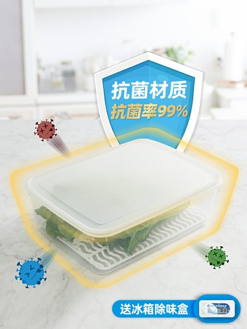 日本冰柜冰箱冷凍室層速凍收納盒整理神器儲物保鮮盒子食品級專用