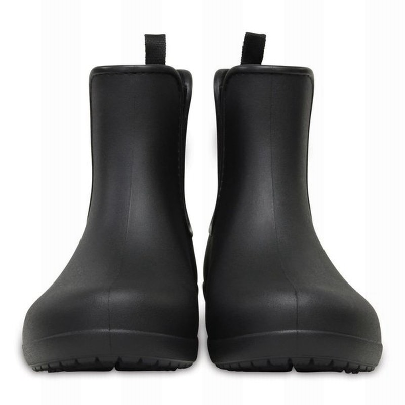 クロックス Crocs レディース レインシューズ 長靴 シューズ 靴 Rain Boot Black 通販 Lineポイント最大0 5 Get Lineショッピング