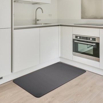 軟式珪藻土廚房吸水地墊120x50cm 灰