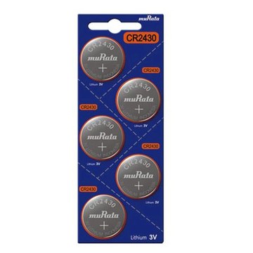 muRata鈕扣電池CR2430/5顆/1卡