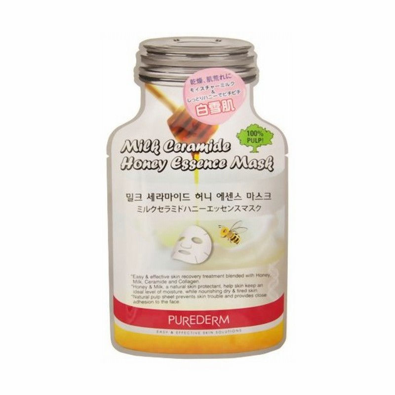 ピュアダム ミルクセラミドハニーエッセンスマスク 18ml 代引不可 通販 Lineポイント最大0 5 Get Lineショッピング