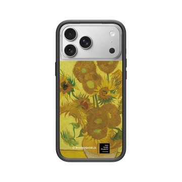 iPhone 17 Pro Max Mod NX -邊框背蓋組合 (相機按鈕) 黑 - Van Gogh Museum - 向日葵