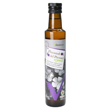 【米森 vilson】有機冷壓亞麻籽油(250ml/罐)