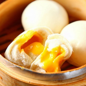 黃金流沙包(蛋奶素) 6個/袋【素食】【港點】【寶達蔬食餐廳】【包子】