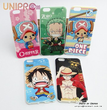 【UNIPRO】 iPhone6 5.5吋 航海王 One Piece 手機殼 TPU 保護套 海賊王 魯夫 索隆
