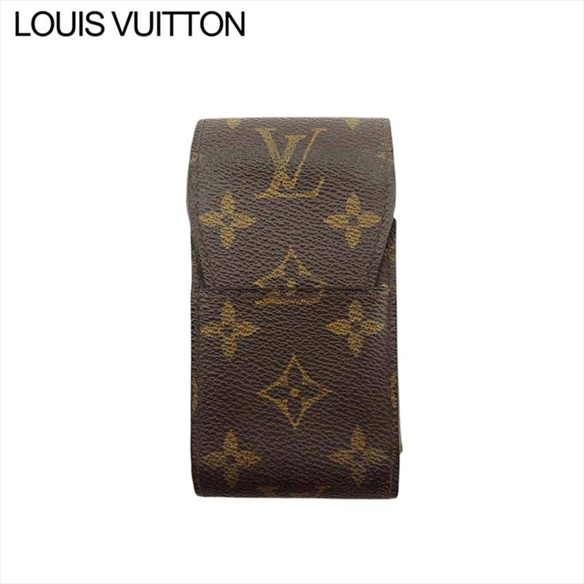 ルイ　ヴィトン シガレットケース タバコケース メンズ可 エテュイシガレット M63024 モノグラム LOUIS VUITTON 中古