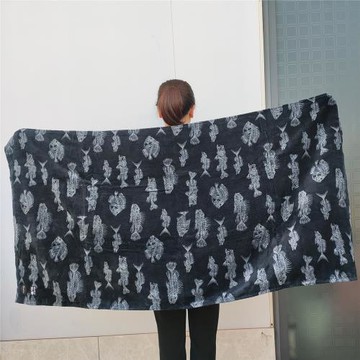 RVCA原單正新款純棉割絨浴巾柔軟吸水男女成人通用親膚大沙灘毛巾