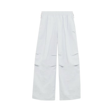 [ACS] Puma 長褲 Moods In Nature 女款 白 銀 寬鬆 防風 工裝 抽繩 褲子 637341-42