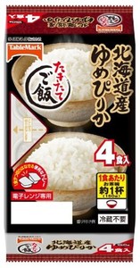 テーブルマーク たきたてご飯北海道産ゆめぴりか(分割) 150G×4食×8個