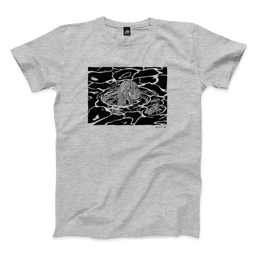 夏日好閨蜜 - 深麻灰 - 中性版T恤