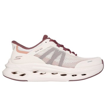 Skechers 思克威爾 Max Cushioning Glide-Step [129401NAT] 女 慢跑鞋 米紅