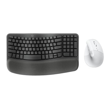 【推薦組合】Wave Keys 人體工學鍵盤+LIFT 人體工學垂直滑鼠