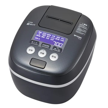 TIGER 虎牌 可變式雙重壓力IH炊飯電子鍋 JPC-G10R 遠赤9層 灶台熱封土鍋塗層 日本製造  黑色