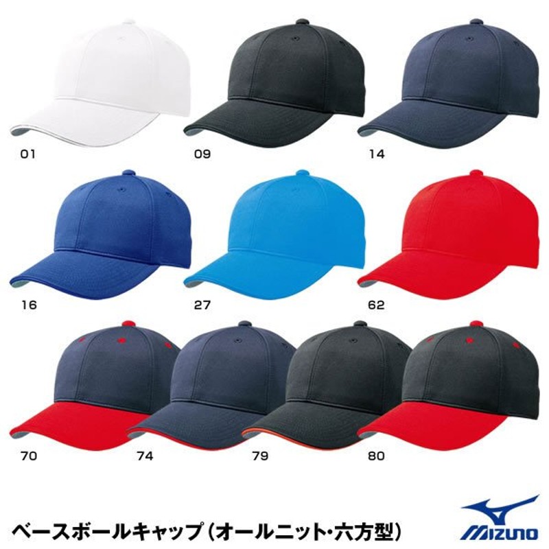 ミズノ（MIZUNO） 12JW4B02 オールニット六方型キャップ インナーアジャスター式 通販 LINEポイント最大0.5%GET |  LINEショッピング