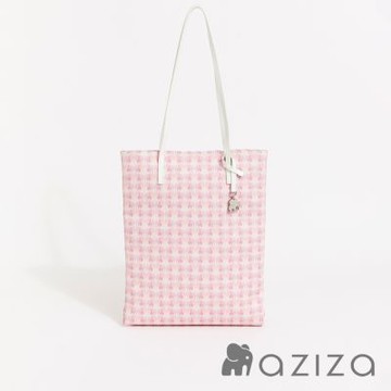 aziza DOPAMINE直立肩背托特包 粉