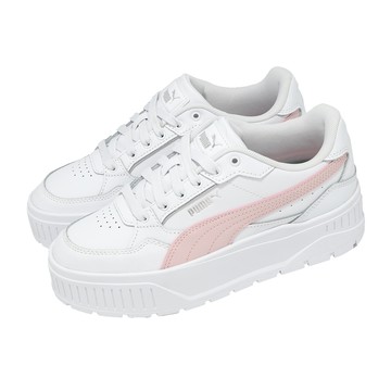 [ACS] Puma 休閒鞋 Karmen II Idol 女鞋 白 粉紅 皮革 厚底 增高 397461-13
