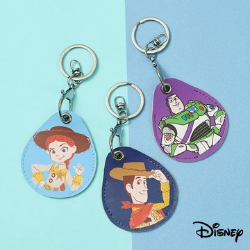 迪士尼｜玩具總動員TOY5兩用感應扣鑰匙套 胡迪 翠絲 巴斯 玩總 磁扣 感應門 收納 紀念品 CA996