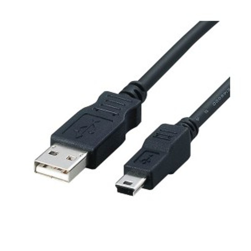 まとめ）エレコムフェライトコア内蔵USB2.0対応ケーブル (A)オス