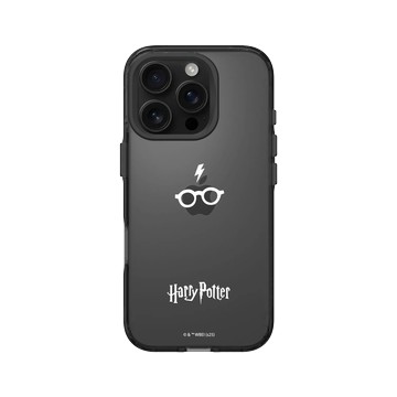 iPhone 16 Pro Clear 酷墨灰 - 哈利波特 Harry Potter - 閃電與眼鏡圖案