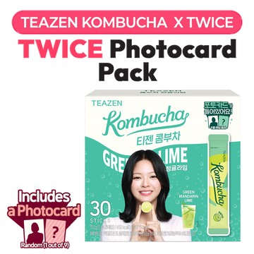 [TWICE Photocard Pack] Teazen Kombucha #Green Mandarin Lime 30T