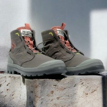 Palladium PALLADIUM 休閒鞋 PAMPA TRAVEL LITE RS 深灰 快穿 輕量 尼龍靴 男女 79104-021