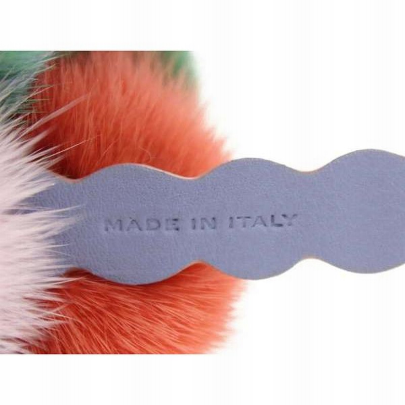 FENDI フェンディ アイス ファーチャーム マルチカラー ミンクファー