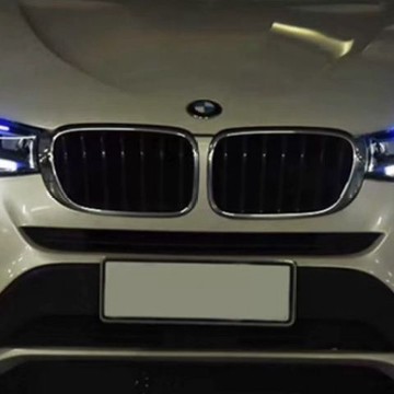 BMWX3大燈10-17款改裝LED日行燈流光轉向雙光透鏡大燈總成